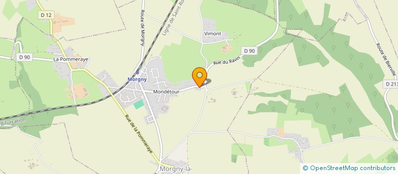 localisation de l'entreprise MONSIEUR THEODORE BIDJA à MORGNY-LA-POMMERAYE