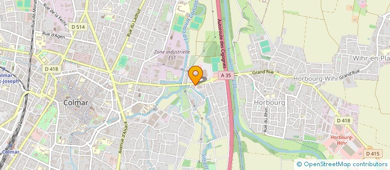 localisation de l'entreprise MONSIEUR THEODORE BOTTLAENDER  COLMAR