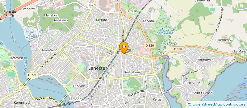 localisation de l'entreprise MONSIEUR THEODORE CLAUDI à LANESTER