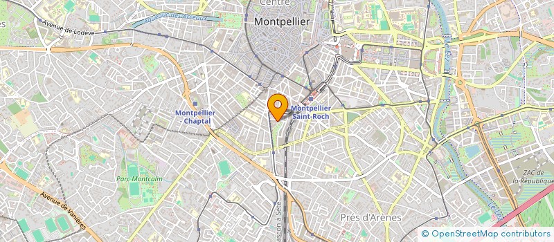localisation de l'entreprise MONSIEUR THEODORE DEBOURDEAU à MONTPELLIER