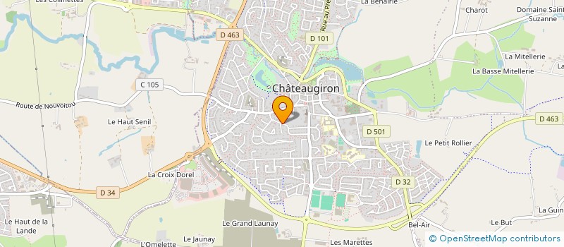 localisation de l'entreprise MONSIEUR THEODORE DESERT  CHATEAUGIRON