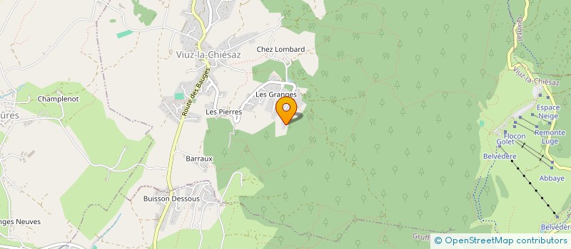 localisation de l'entreprise MONSIEUR THEODORE EVRARD  BOURG-SAINT-MAURICE