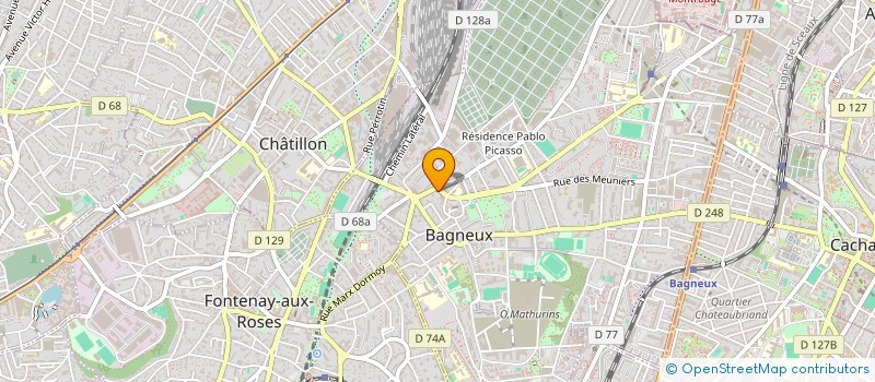 localisation de l'entreprise MONSIEUR THEODORE FILOMENKO--CAGNY à BAGNEUX