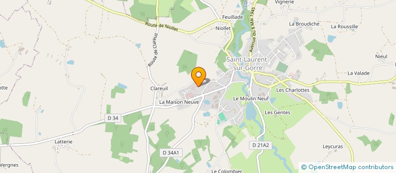 localisation de l'entreprise MONSIEUR THEODORE GIMENEZ  SAINT-LAURENT-SUR-GORRE