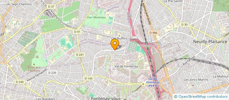 localisation de l'entreprise MONSIEUR THEODORE KINKONDA à FONTENAY-SOUS-BOIS