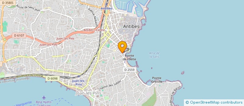 localisation de l'entreprise MONSIEUR THEODORE KOUYOUMDJIAN à ANTIBES