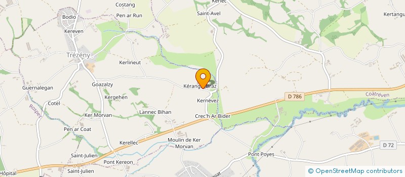 localisation de l'entreprise MONSIEUR THEODORE KRANENBROECK  LA ROCHE-JAUDY