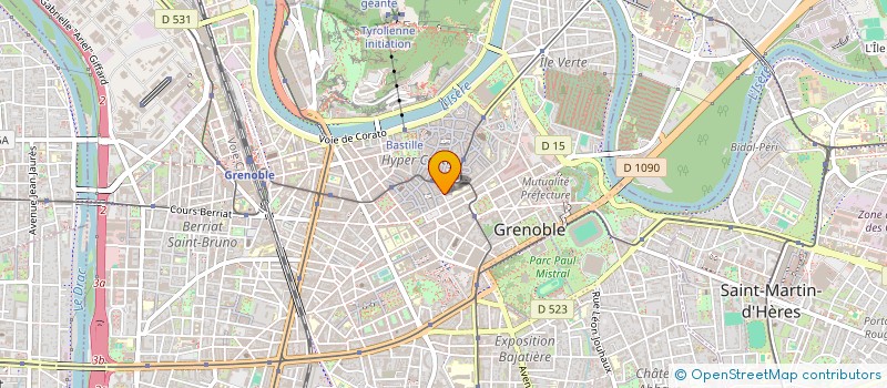 localisation de l'entreprise MONSIEUR THEODORE LAISNE  GRENOBLE