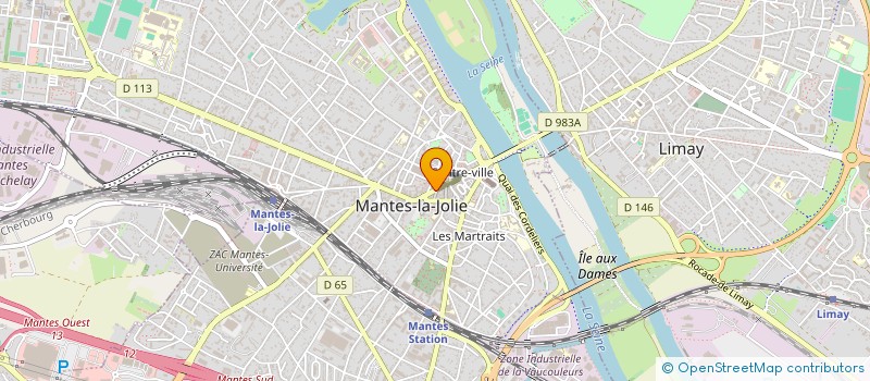 localisation de l'entreprise MONSIEUR THEODORE LEBLOND  MANTES-LA-JOLIE