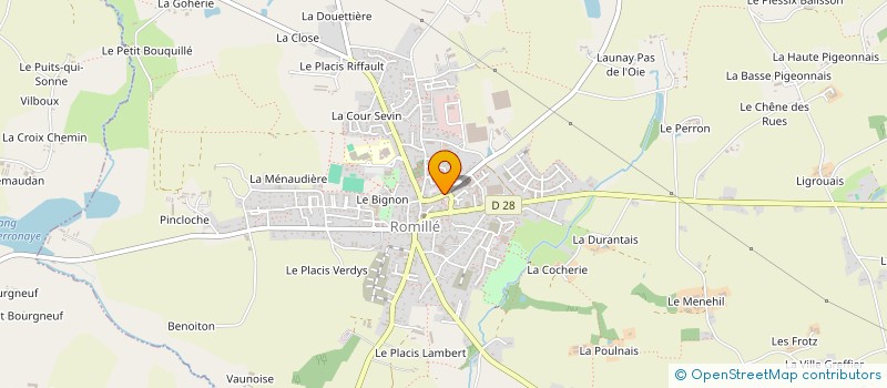 localisation de l'entreprise MONSIEUR THEODORE ORIAU  ROMILLE