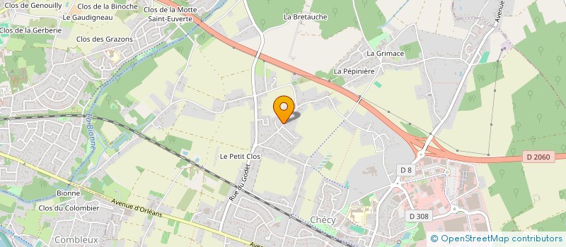 localisation de l'entreprise MONSIEUR THEODORE PAGOT à CHECY