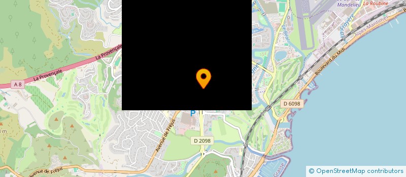 localisation de l'entreprise MONSIEUR THEODORE ROE à MANDELIEU-LA-NAPOULE