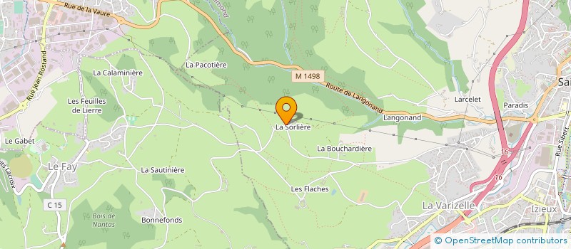 localisation de l'entreprise MONSIEUR THEODORE SANCHEZ à SAINT-CHAMOND