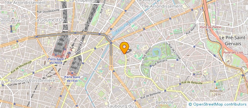 localisation de l'entreprise MONSIEUR THEODORE TAIRELLIS  PARIS