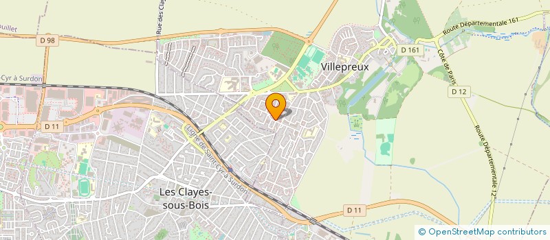 localisation de l'entreprise MONSIEUR THEODORE THEZENAS  VILLEPREUX