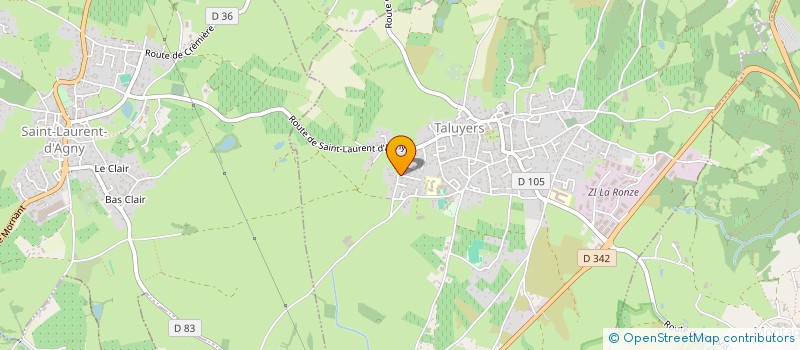 localisation de l'entreprise MONSIEUR THEODORE VAUNOIS  TALUYERS