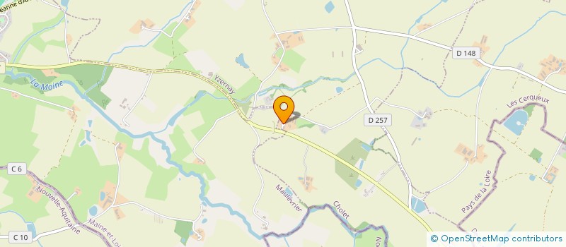 localisation de l'entreprise MONSIEUR THEOPHANE BIGOT  YZERNAY