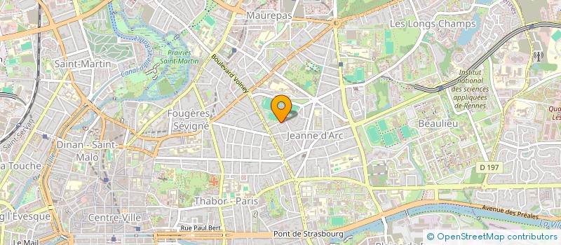 localisation de l'entreprise MONSIEUR THEOPHANE DE CREVOISIER GOUY  RENNES