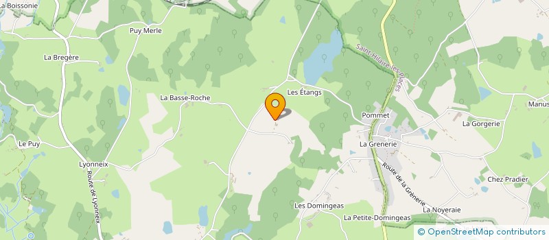 localisation de l'entreprise MONSIEUR THEOPHANE DROUET  LADIGNAC-LE-LONG