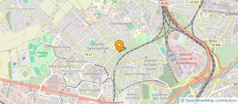 localisation de l'entreprise MONSIEUR THEOPHANE LAURENT à STRASBOURG