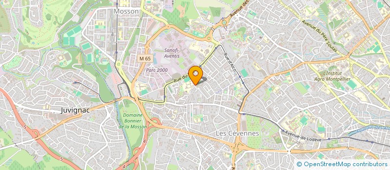 localisation de l'entreprise MONSIEUR THEOPHANE POTICO à MONTPELLIER