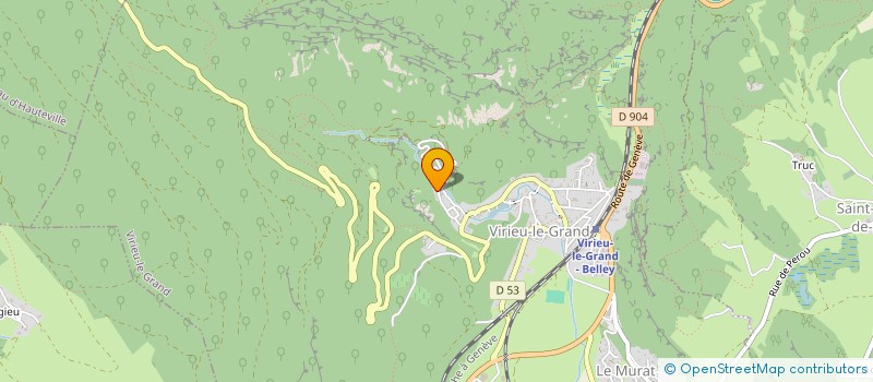 localisation de l'entreprise MONSIEUR THEOPHANE SCHMITZBERGER  VIRIEU-LE-GRAND