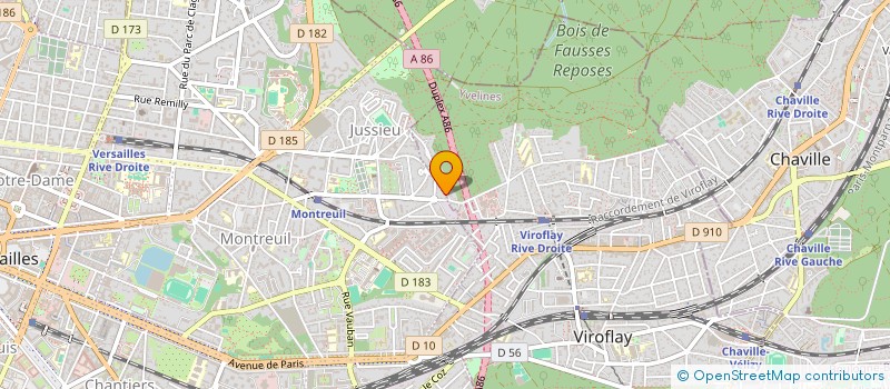 localisation de l'entreprise MONSIEUR THEOPHANE THIRIEZ à VERSAILLES