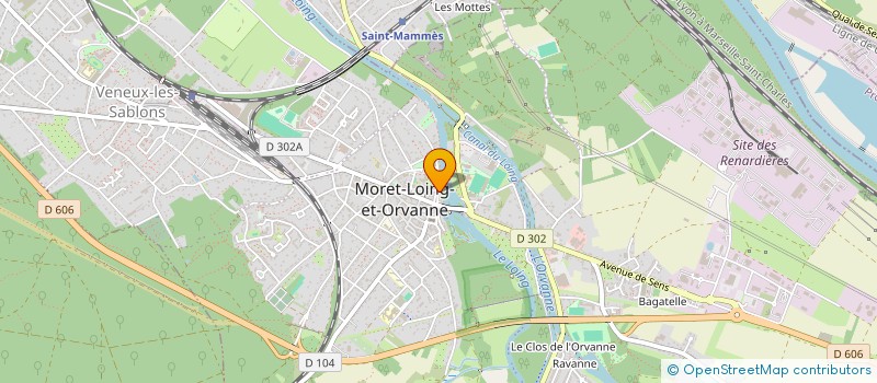 localisation de l'entreprise MONSIEUR THEOPHILE ALBERT à MORET-LOING-ET-ORVANNE