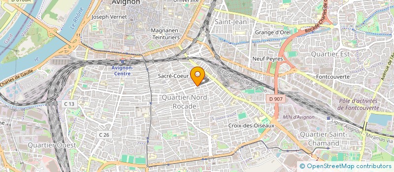 localisation de l'entreprise MONSIEUR THEOPHILE AUGROS-JUAN  AVIGNON