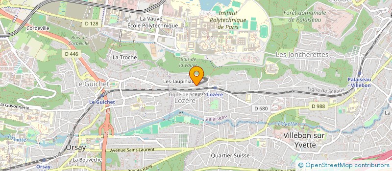 localisation de l'entreprise MONSIEUR THEOPHILE BALLEYGUIER à PALAISEAU