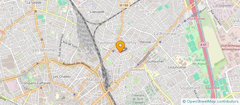 localisation de l'entreprise MONSIEUR THEOPHILE BAUDRY à TOULOUSE