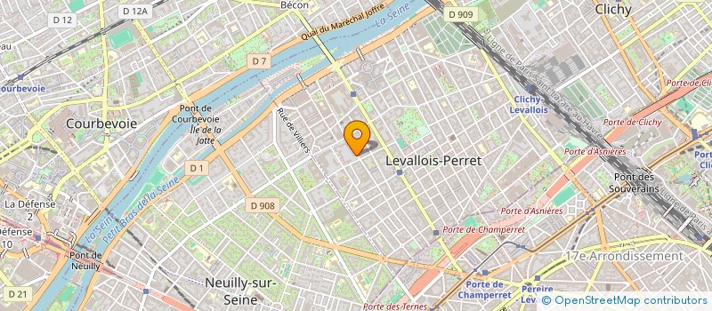localisation de l'entreprise MONSIEUR THEOPHILE BESNARD  LEVALLOIS-PERRET