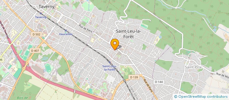 localisation de l'entreprise MONSIEUR THEOPHILE BROSSEAU HABERT  SAINT-LEU-LA-FORET