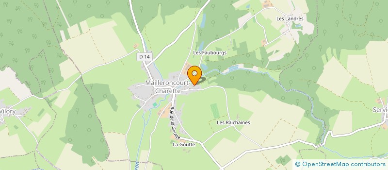 localisation de l'entreprise MONSIEUR THEOPHILE CHALUMEAU à MAILLERONCOURT-CHARETTE