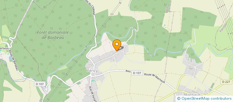 localisation de l'entreprise MONSIEUR THEOPHILE CHEVRY  FERICY