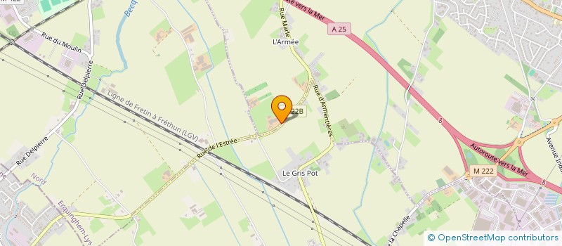 localisation de l'entreprise MONSIEUR THEOPHILE CHOMBART  LA CHAPELLE-D'ARMENTIERES