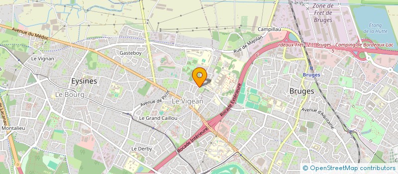 localisation de l'entreprise MONSIEUR THEOPHILE COMTE-WIART  EYSINES