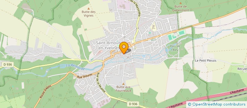 localisation de l'entreprise MONSIEUR THEOPHILE COQUELLE  SAINT-ARNOULT-EN-YVELINES