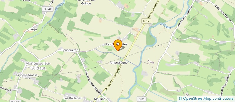 localisation de l'entreprise MONSIEUR THEOPHILE COURSIMAULT  ANAN