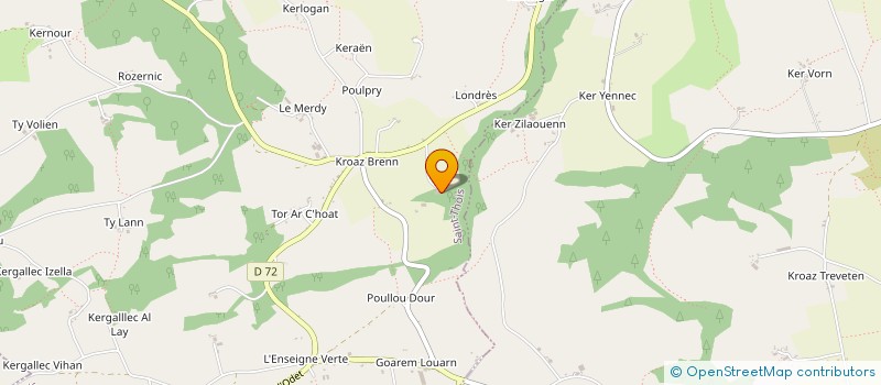 localisation de l'entreprise MONSIEUR THEOPHILE COUSSIERE  SAINT-THOIS