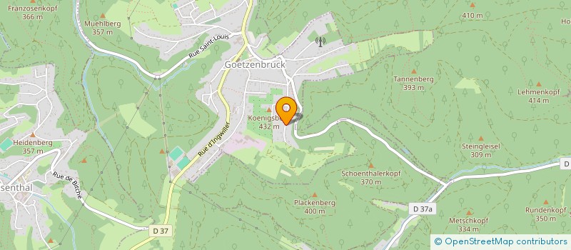 localisation de l'entreprise MONSIEUR THEOPHILE DELLINGER  GOETZENBRUCK