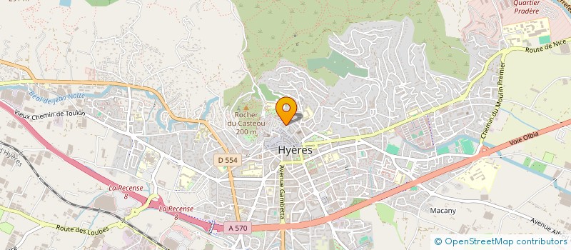 localisation de l'entreprise MONSIEUR THEOPHILE FROGET  HYERES