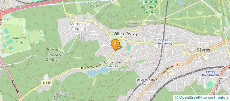 localisation de l'entreprise MONSIEUR THEOPHILE GROSSEUVRE à VILLE-D'AVRAY