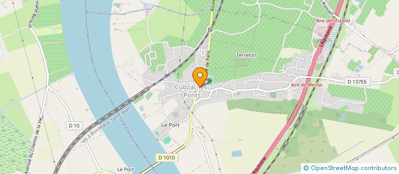 localisation de l'entreprise MONSIEUR THEOPHILE GUILLAUME  CUBZAC-LES-PONTS