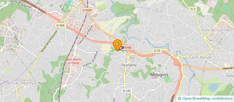 localisation de l'entreprise MONSIEUR THEOPHILE HALGAND à MOUGINS