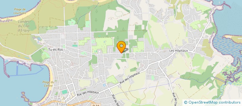 localisation de l'entreprise MONSIEUR THEOPHILE HAMEON  ERQUY