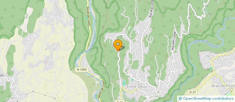 localisation de l'entreprise MONSIEUR THEOPHILE JEAN CLAIN  ENTRE-DEUX