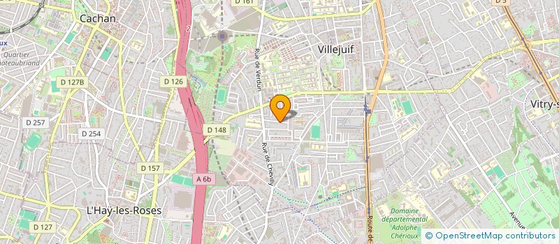 localisation de l'entreprise MONSIEUR THEOPHILE KALUMBU à VILLEJUIF