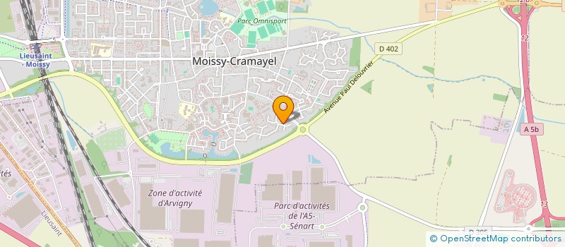 localisation de l'entreprise MONSIEUR THEOPHILE LAMARCHE à MOISSY-CRAMAYEL