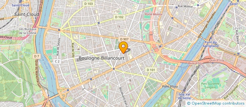 localisation de l'entreprise MONSIEUR THEOPHILE LASSERRE  BOULOGNE-BILLANCOURT